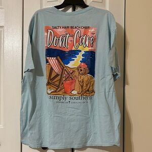 Simply Southern Aqua Beach Graphic Tee